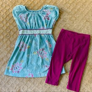 Girls dress and matching leggings